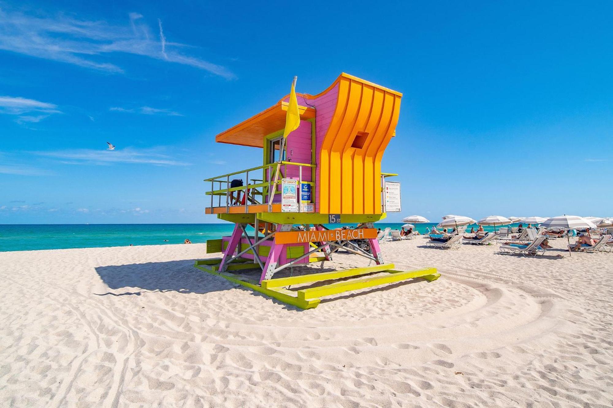 Ocean Drive Deco Apt W/2 Queen Beds, Steps 2 Beach Маями Бийч Екстериор снимка